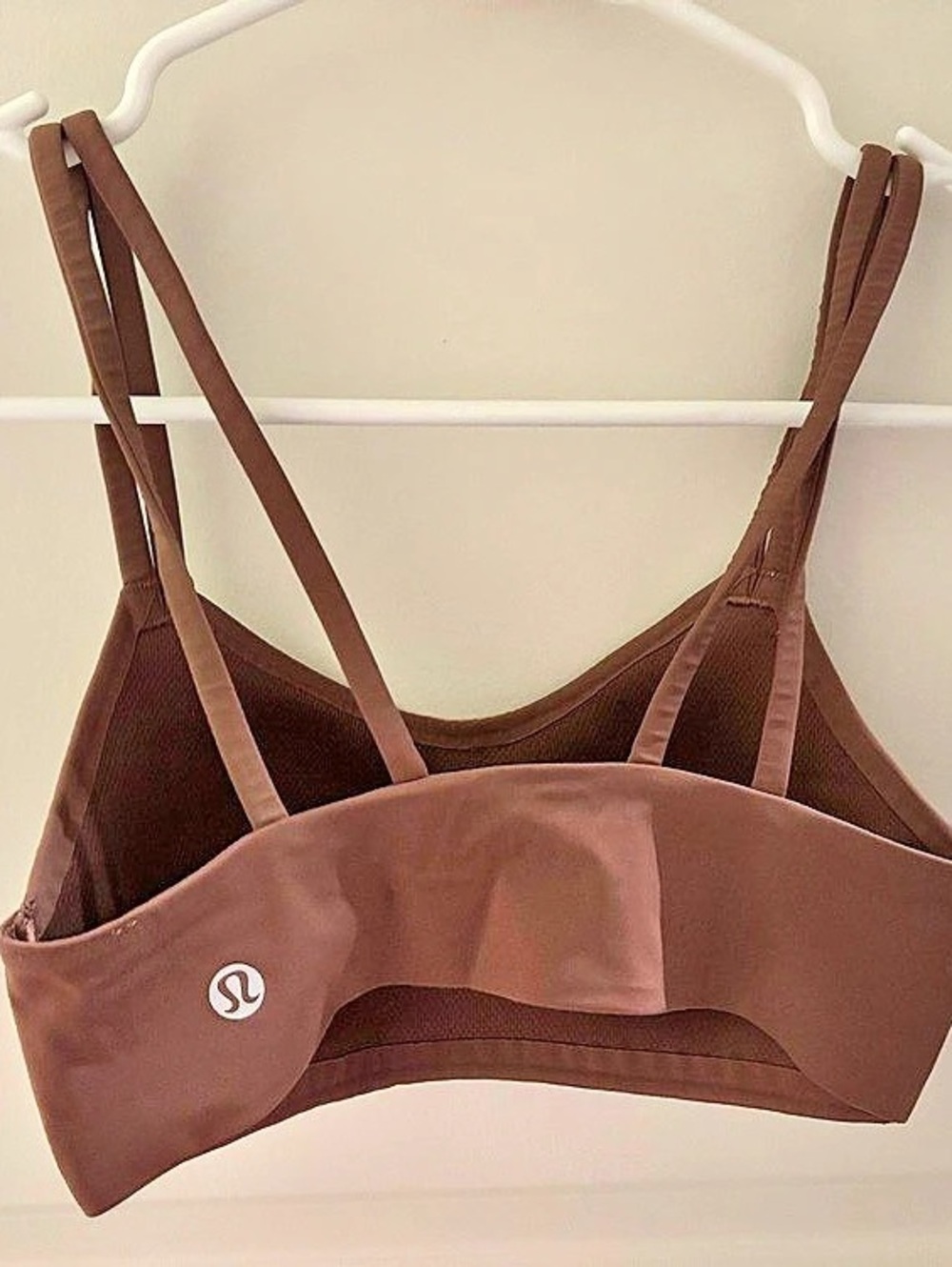 lululemon Like a Cloud Double-Strap Bra Brown Sports Bra Athletic